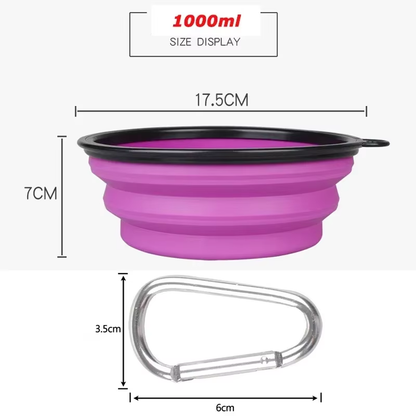 Collapsible Silicone Dog Bowl | Portable Travel