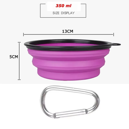 Collapsible Silicone Dog Bowl | Portable Travel