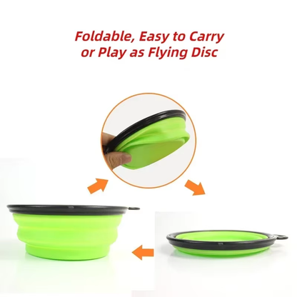 Collapsible Silicone Dog Bowl | Portable Travel