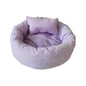 Donut Dog Bed, 18 Inches Calming round Dog Beds for Large Dogs, Washable Anti-Slip Cuddler Dog Bed with Removable Cover