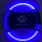 LED Glowing Dog Flying Disc – Rechargeable Interactive Pet Toy