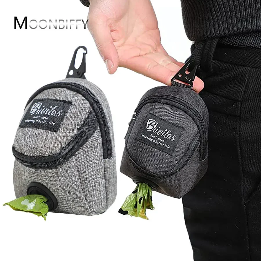 Portable Dog Treat Pouch & Poop Bag Dispenser – Multifunction Training Bag