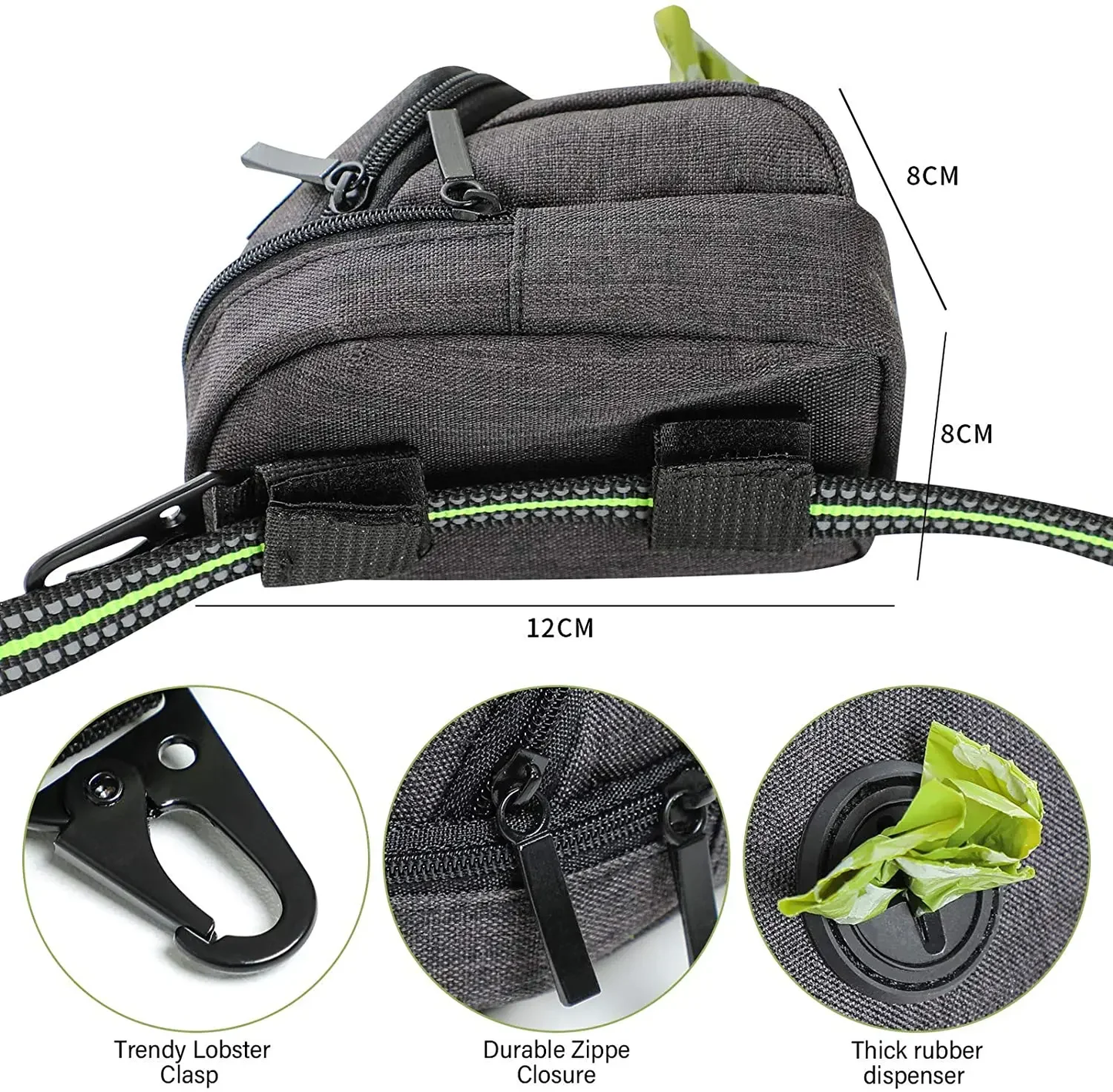 Portable Dog Treat Pouch & Poop Bag Dispenser – Multifunction Training Bag