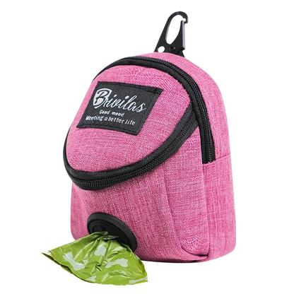 Portable Dog Treat Pouch & Poop Bag Dispenser – Multifunction Training Bag