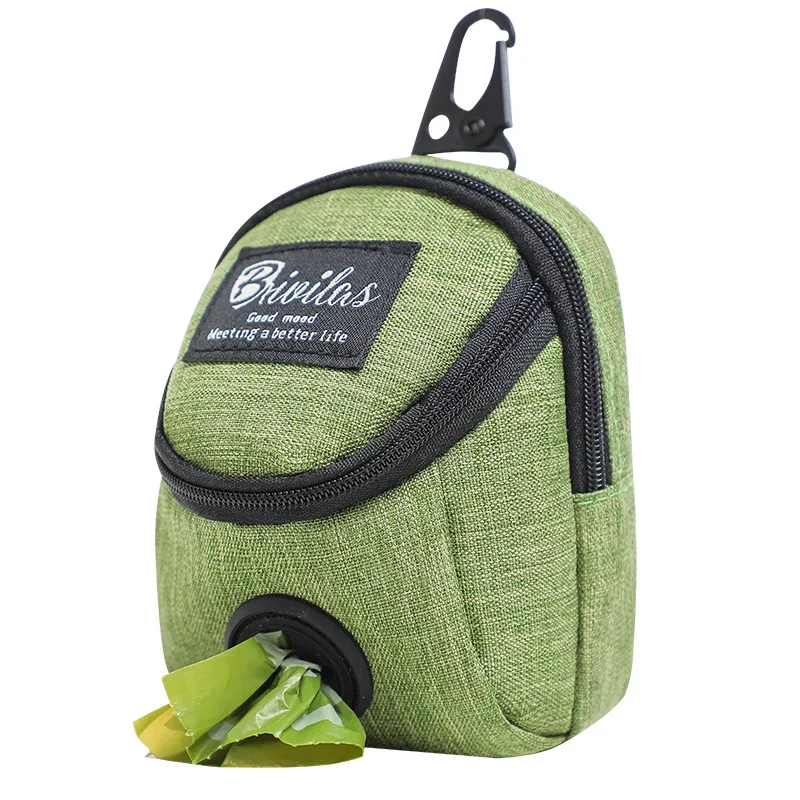 Portable Dog Treat Pouch & Poop Bag Dispenser – Multifunction Training Bag