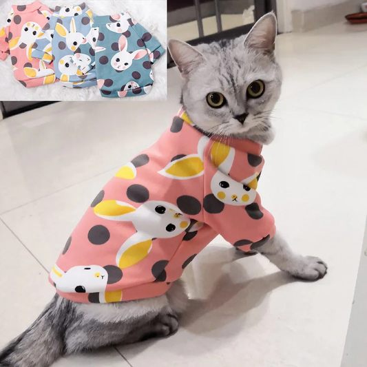Winter Warm Cat Hoodie