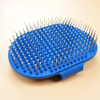 Hot Sale Pet Dog Cat Bath Brush Comb Rubber Glove Hair Fur Grooming Massaging Massage Pin Pet Shower Dog Brush Pets Supplies